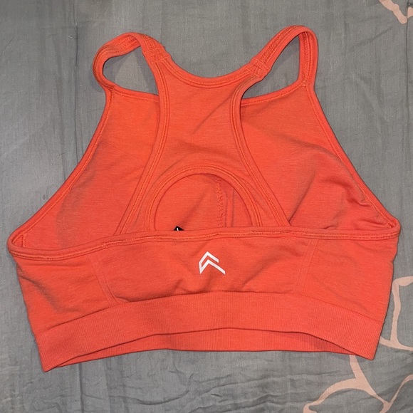 SOLD Oneractive Effortless Seamless High Neck Bralette (Peach Blossom) - Picture 2 of 2